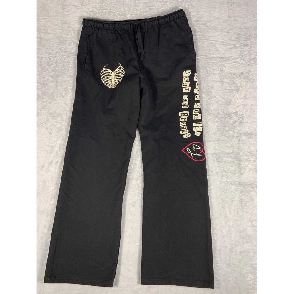 Rare 2014 AJ Lee Sweatpants WWE Women's Wide Leg‎ Sz XL